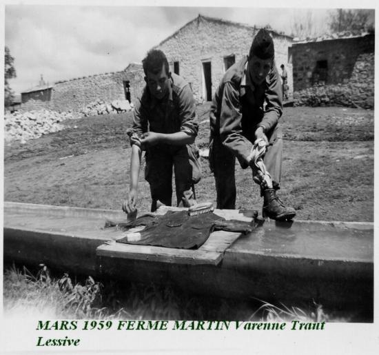 1959 mars - Ferme martin jour de  Lessive