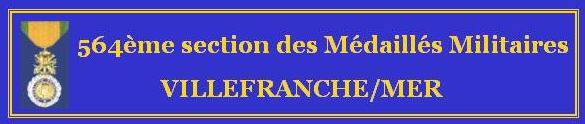 Médaillés Militaires Villefranche/mer